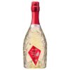 Garrafa de Astoria Tiemo Prosecco, espumante italiano com bolhas finas, aromas de pera e maçã, rótulo elegante.