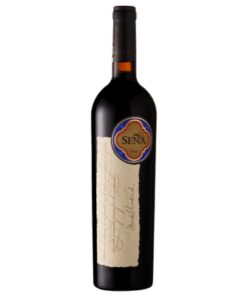 Garrafa do vinho Seña 2019 em estojo luxuoso, blend premium do Vale do Aconcagua (Chile) com rótulo numerado, disponível para entrega VIP em Teresina.