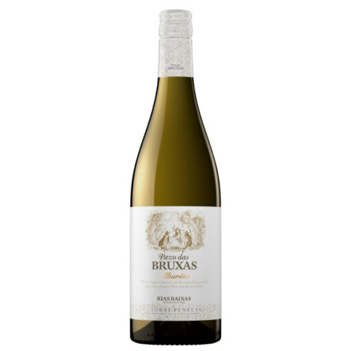Garrafa de Pazo das Bruxas Albariño, vinho branco espanhol da Família Torres, disponível para delivery em Teresina pela Winery Brasil.