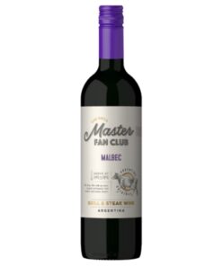 Imagem do rótulo do vinho Master Fan Club Malbec, vinho tinto argentino premium com design de fã-clube, disponível na Winery Brasil para delivery em Teresina