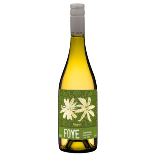 Garrafa do Foye Reserva Chardonnay, vinho branco chileno do Valle del Maule, disponível para delivery em Teresina pela Winery Brasil.