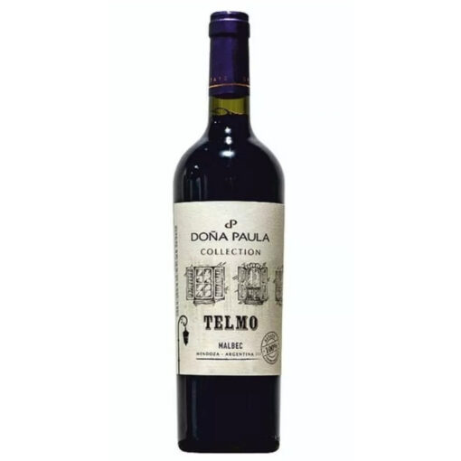 Garrafa de Doña Paula Telmo Malbec, vinho tinto argentino de Mendoza, disponível para delivery em Teresina pela Winery Brasil.