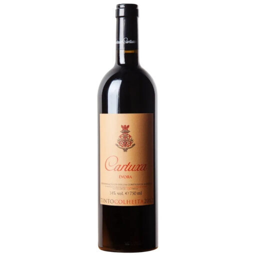 Garrafa do vinho Cartuxa Colheita Tinto 2021, rótulo tradicional português, disponível para delivery em Teresina pela Winery Brasil