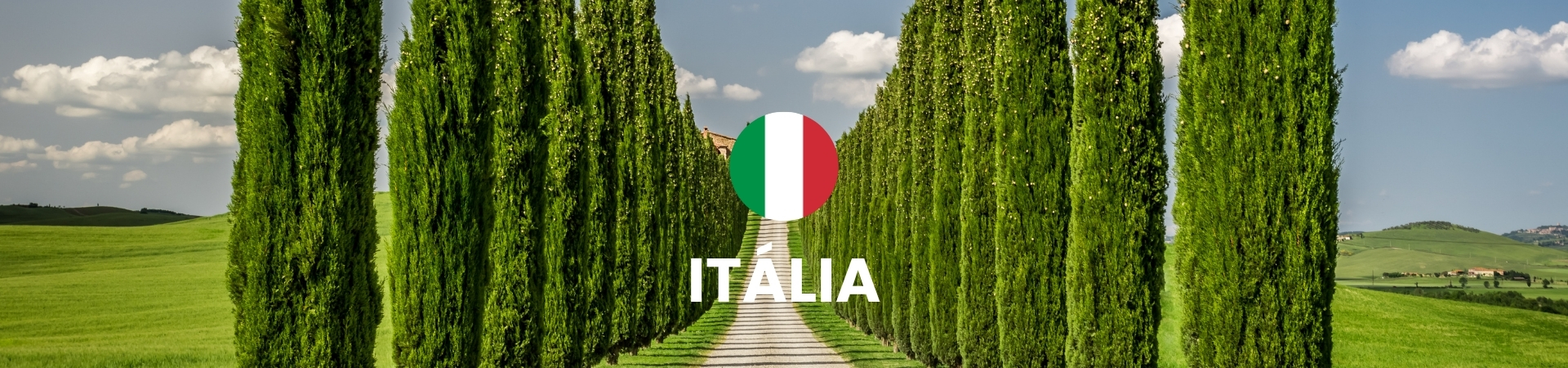 Banner promocional da Winery Brasil com imagem de garrafas de vinhos italianos e paisagem de vinhedos na Itália. Texto: "Vinhos Italianos - Entrega em Teresina".