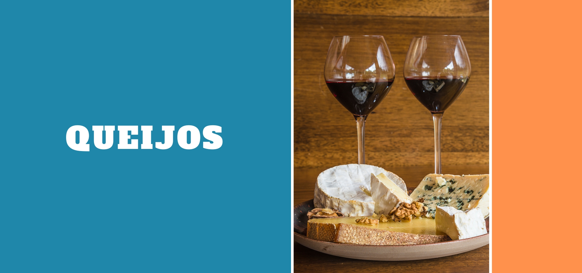 Imagem de tábua de queijos variados, incluindo queijos azuis e brancos, acompanhada por taças de vinho tinto e branco, representando a harmonização ideal para delivery de vinhos da Winery Brasil em Teresina, Piauí.