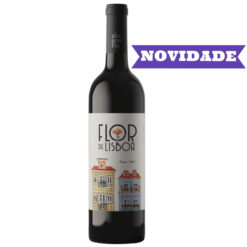 Garrafa do vinho Flor de Lisboa Tinto disponível na Winery Brasil, loja online e delivery de vinhos em Teresina, Piauí