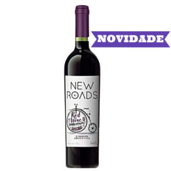 Garrafa do Vinho Tinto New Roads Malbec na Winery Brasil, e-commerce e delivery de vinhos em Teresina, Piauí.