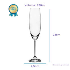 Taça Bohemia Cristal Requinte 230ml em Teresina – Compre acessórios de vinho na Winery Brasil, referência em cristais no Piauí