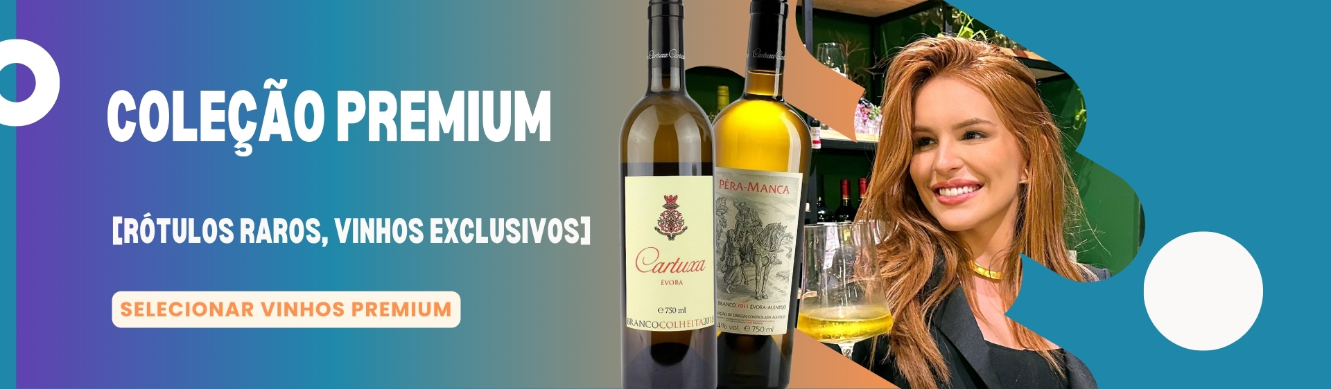 Banner da seção de Vinhos Premium e Exclusivos da Winery Brasil. O melhor lugar para comprar vinhos raros e selecionados em Teresina, capital do Piauí, com atendimento personalizado e entrega rápida.