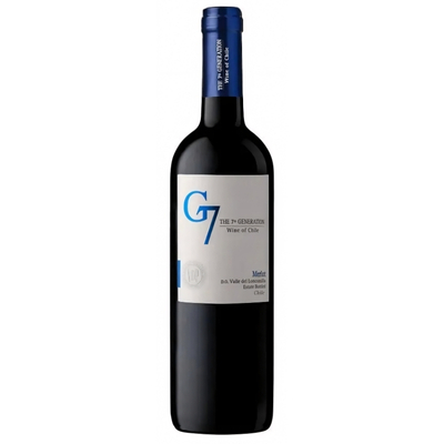 Garrafa do Vinho Tinto Chileno G7 The 7th Generation Merlot. O melhor lugar para comprar vinhos selecionados em Teresina, capital do Piauí. Vinhos chilenos com entrega rápida na Winery Brasil.