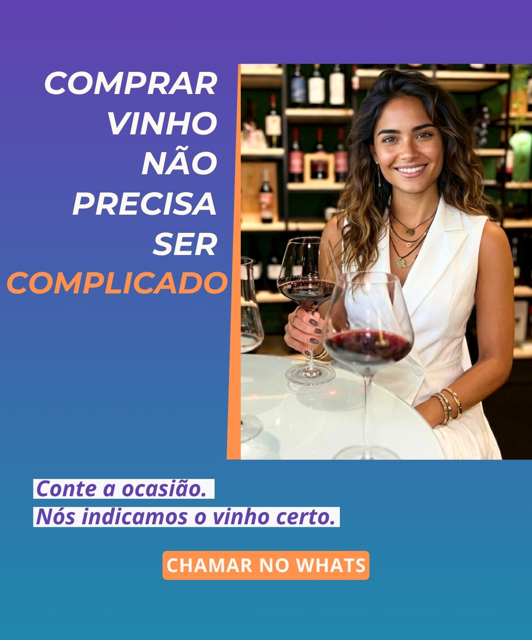 Adega com garrafas de vinho dentro da loja de e-commerce Winery Brasil em Teresina, Piauí.